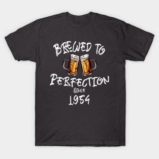 Brewed to Perfection, Personalized Birth Year T-shirt, Birthday Custom Shirt, Birthday Gift, Tee T-Shirt